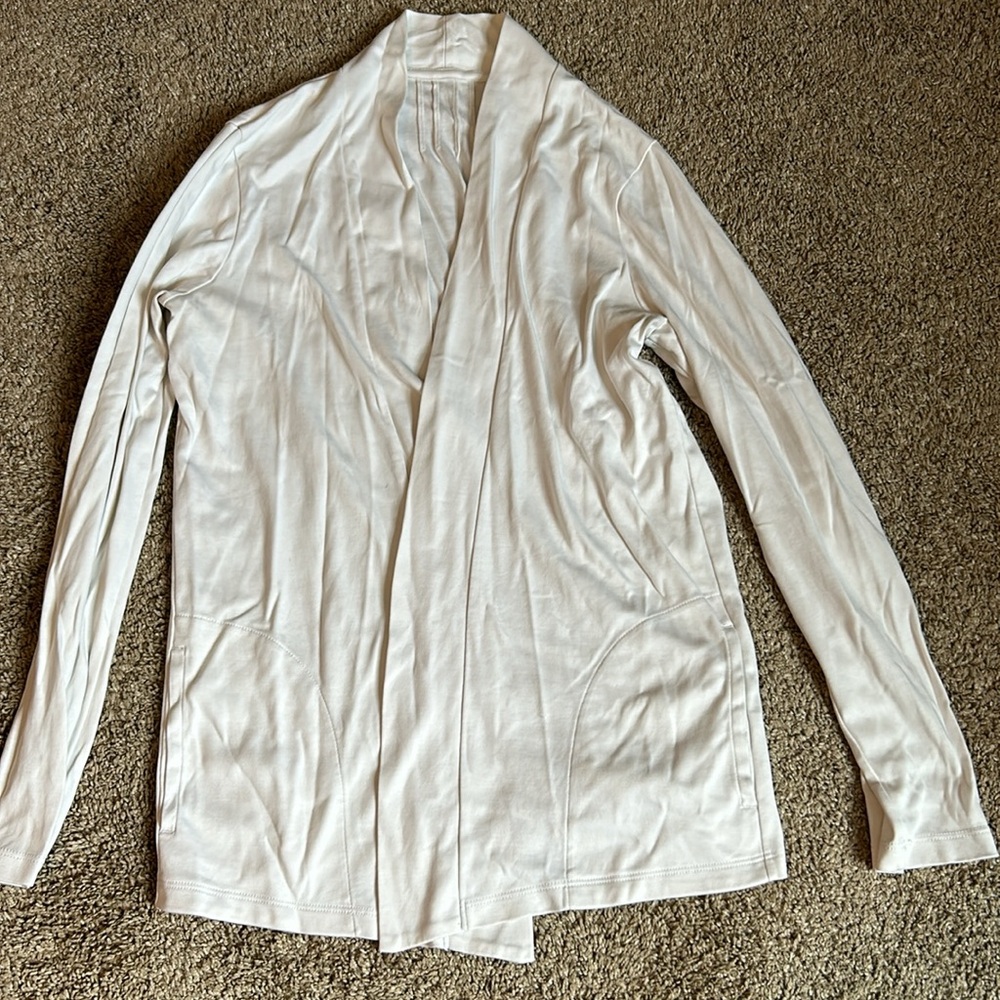 LLBean Women’s Size Small Pima Cotton Open Cardigan